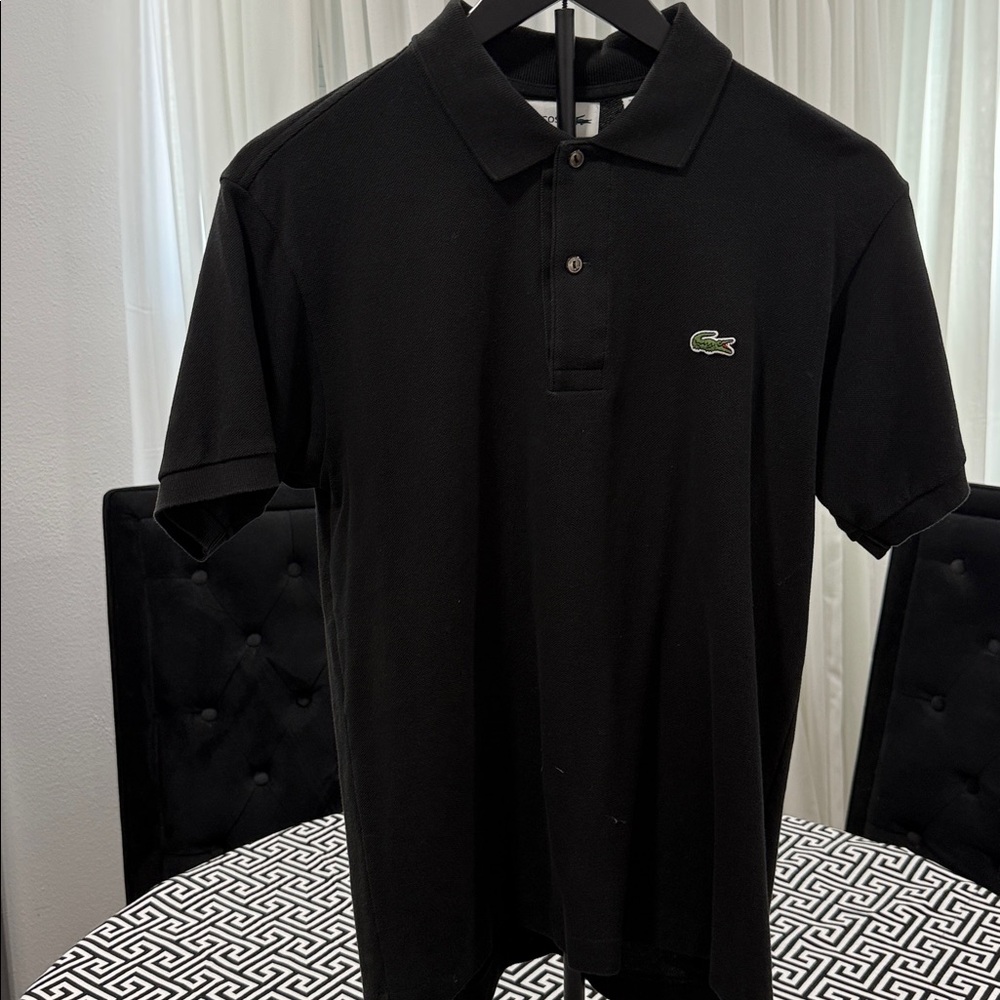 Lacoste Classic Black Polo